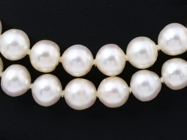 アコヤパールネックレス　ＡＵ約３２％／７１．４ｇ　首周り約８９．５ｃｍ