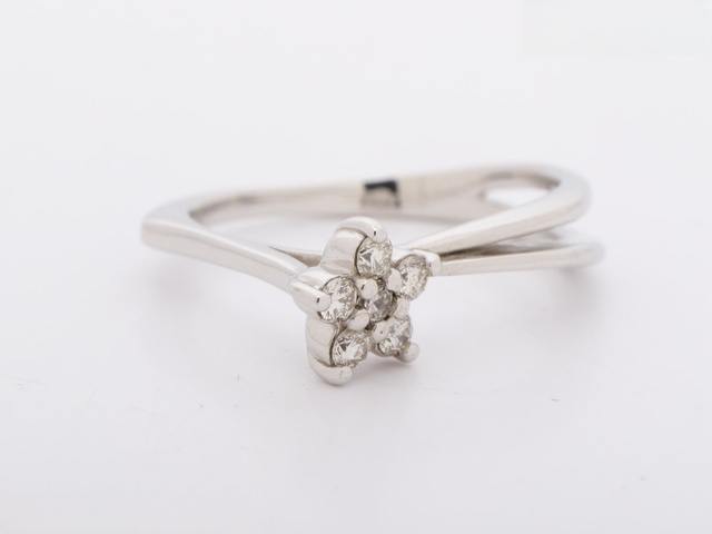 リング　Ｋ１８ＷＧ／Ｄ０．１５／２．５ｇ　＃７