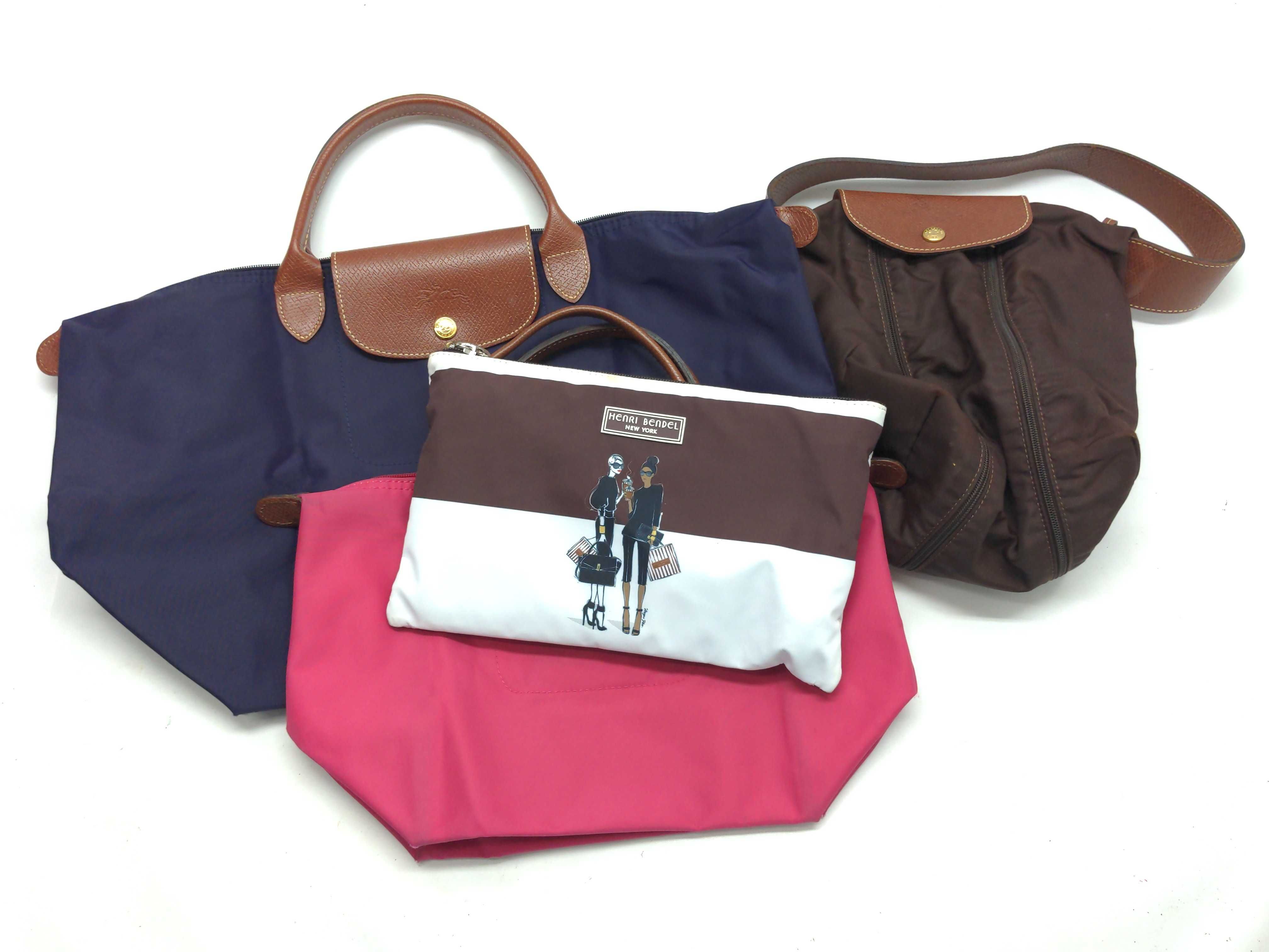 (7707_0342) LONG CHAMP Longchamp HENRI BENDEL 4 pieces tote tote bag