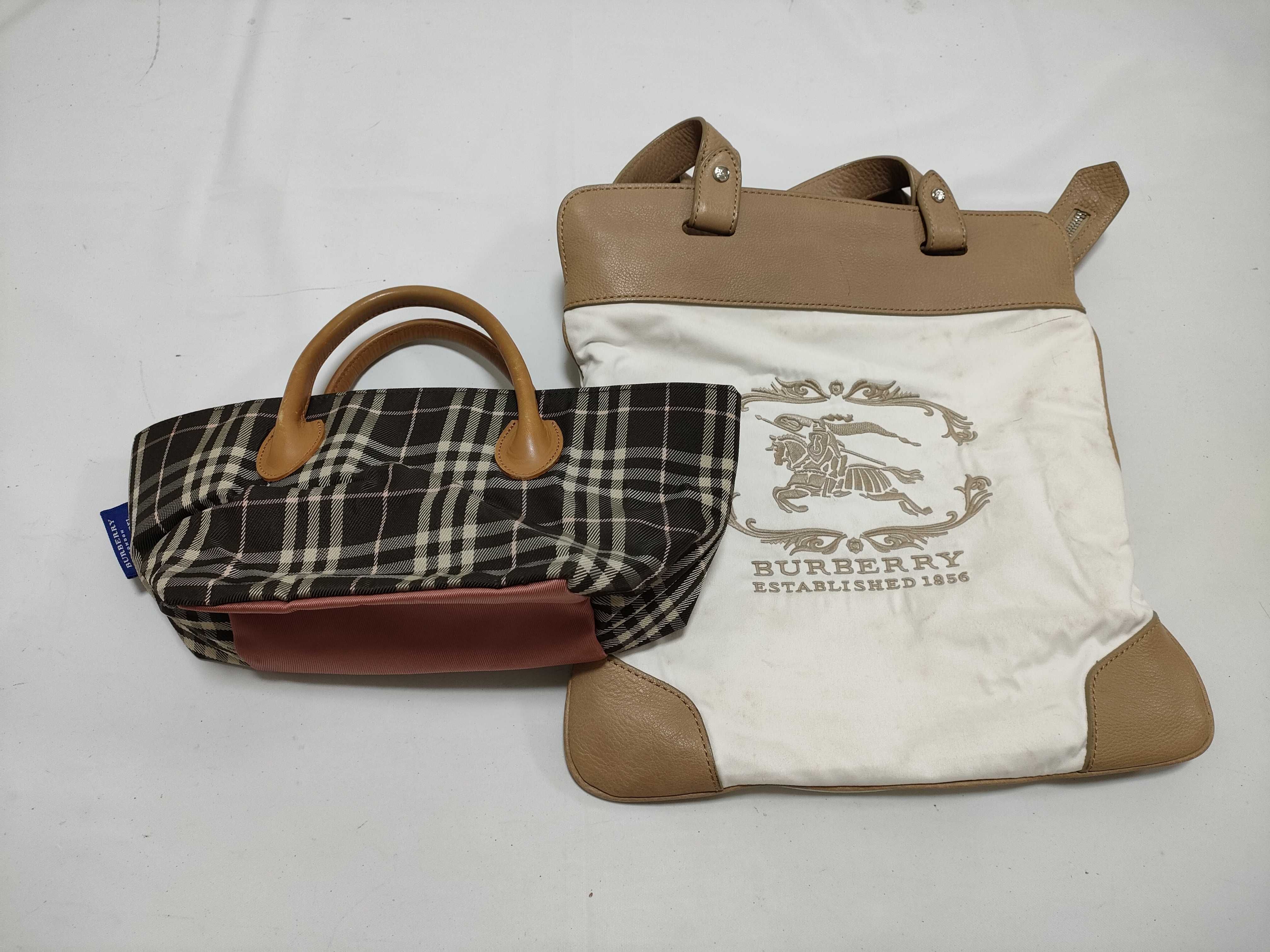 (7707_0308) BURBERRY Tote / Pouch * 2 pieces Tote bag