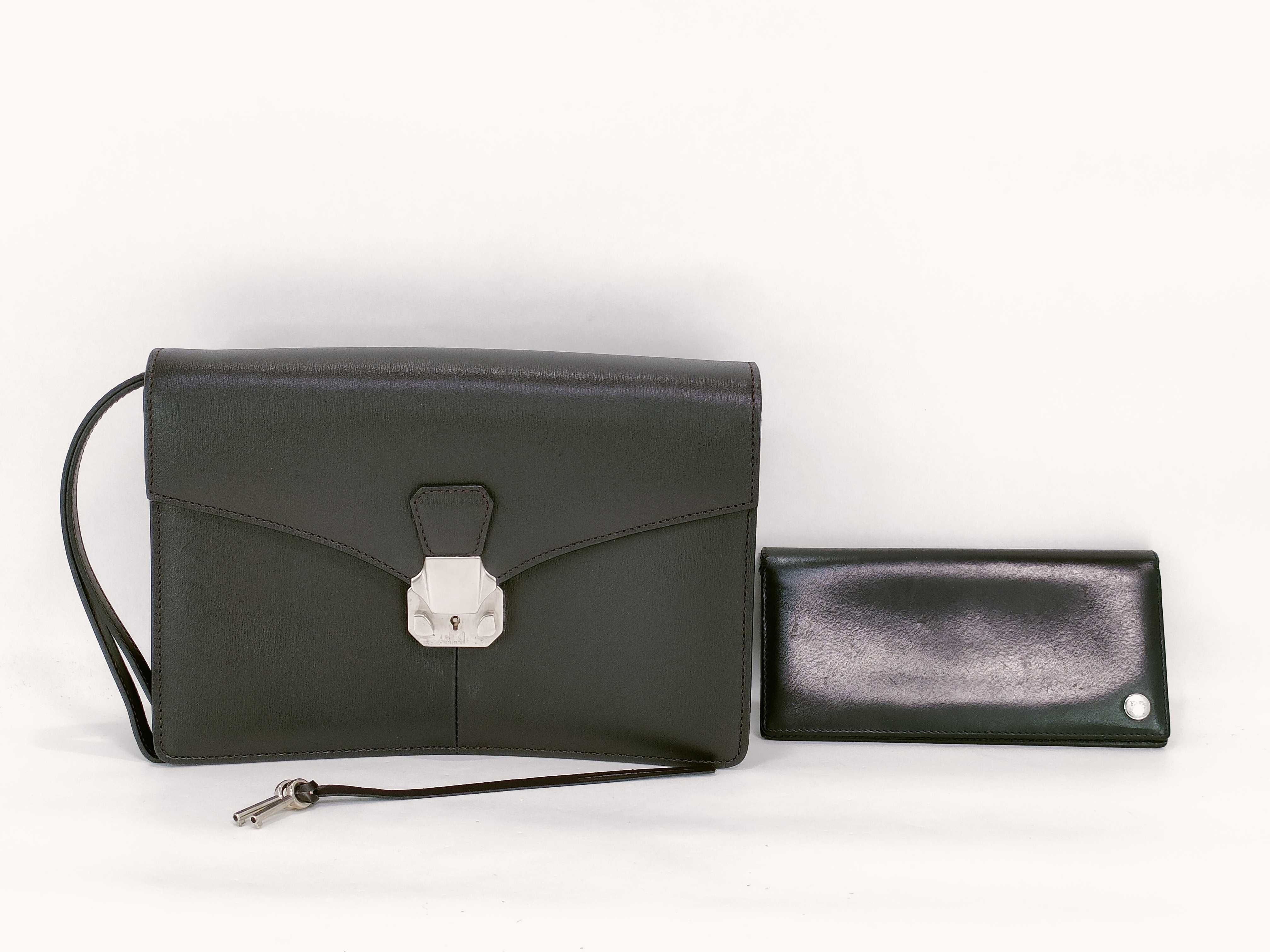 (7707_0302) Dunhill Second Wallet Set 2 Second Bag