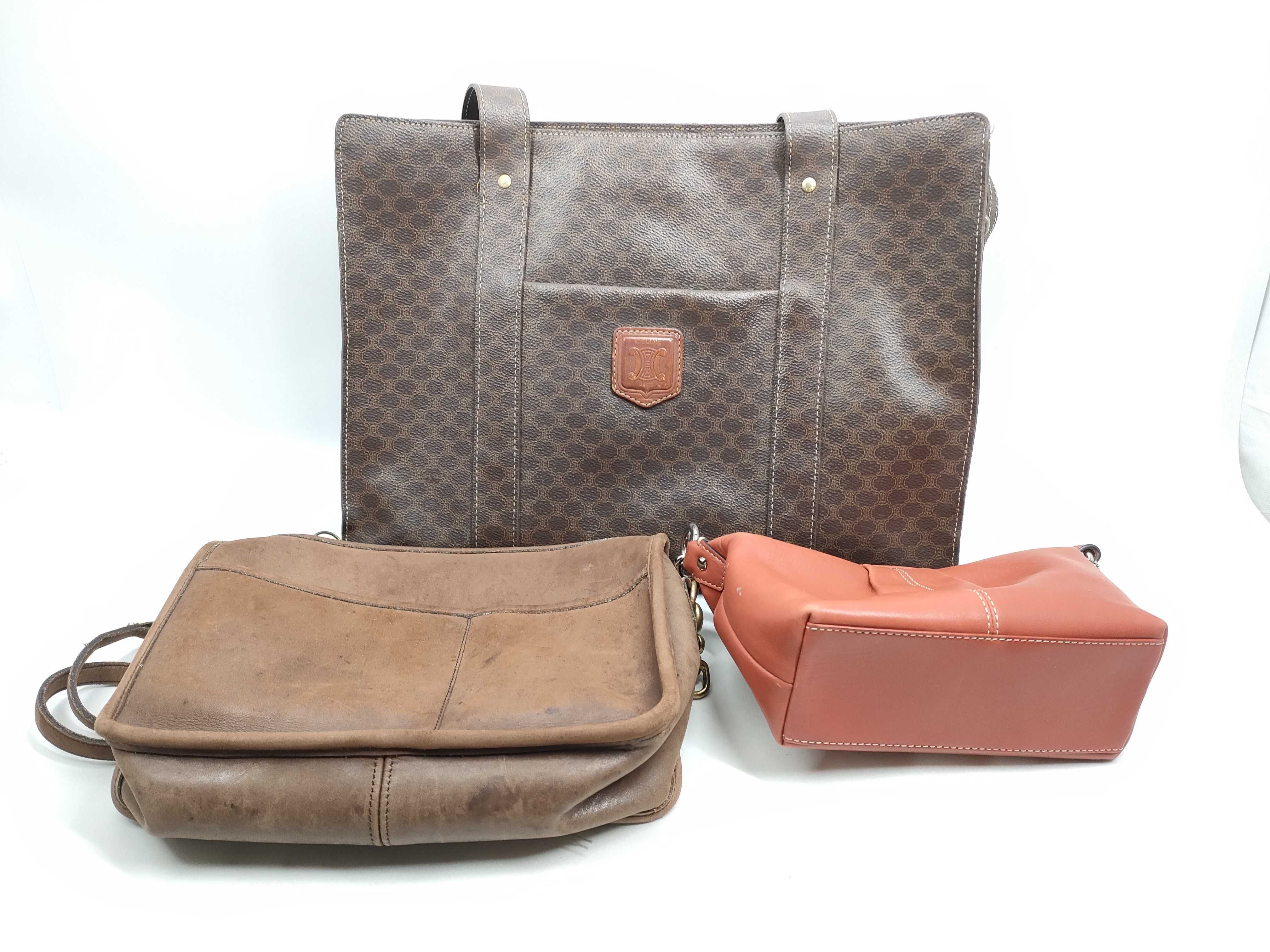 (7707_0295) CELINE Coach Old Bag Set Tote Bag