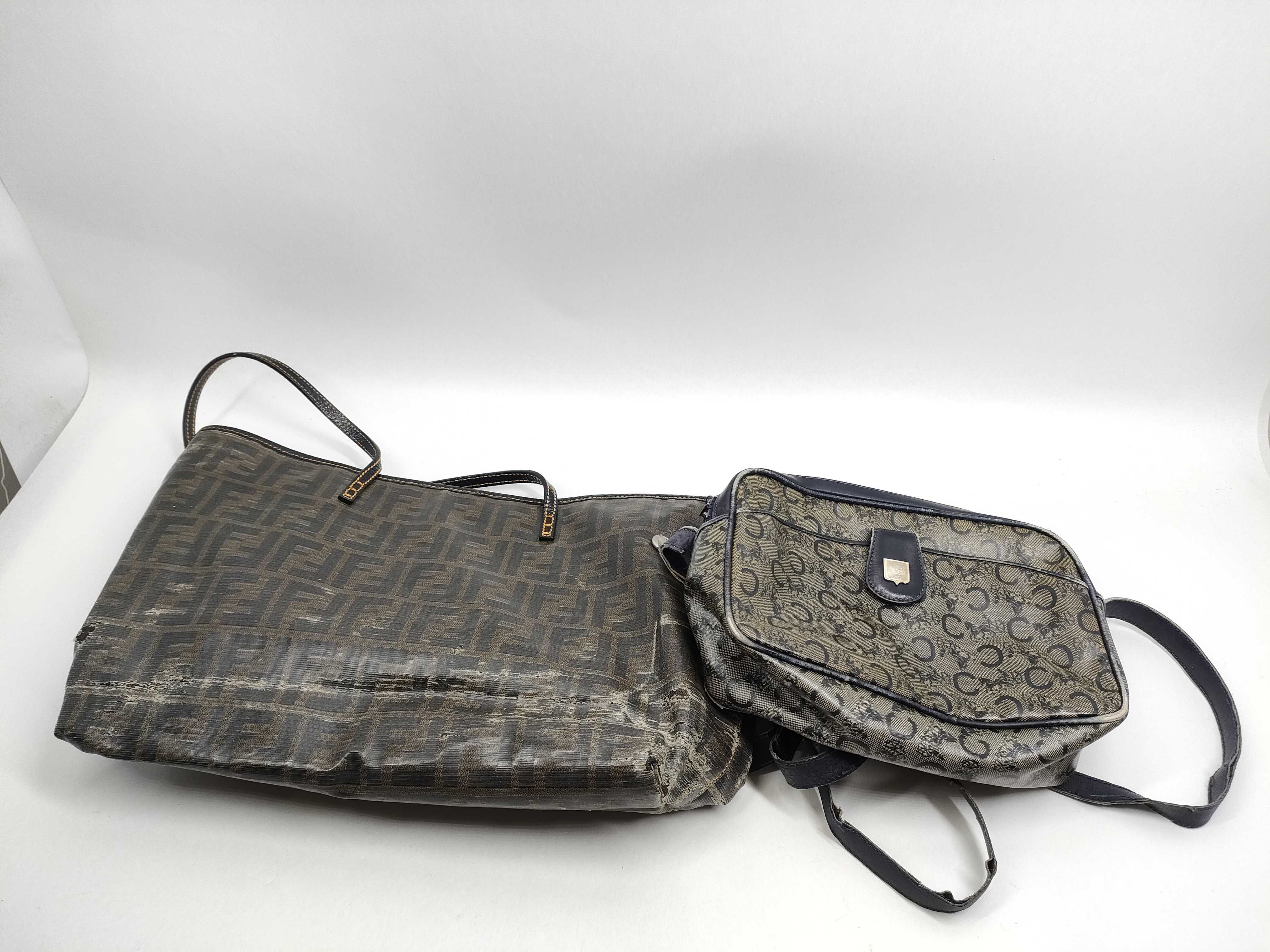 (7707_0292) CELINE C Macadam Shoulder Bag