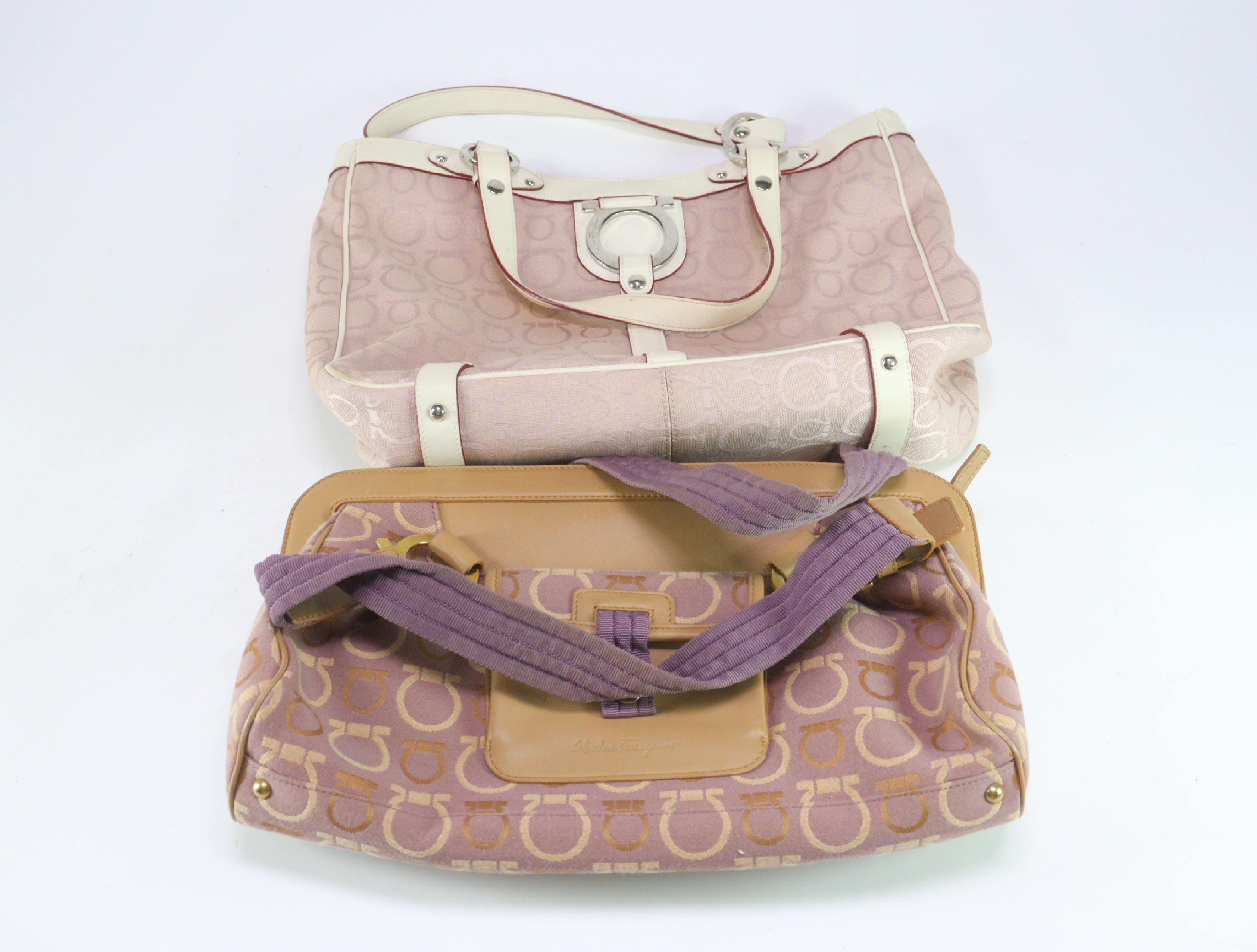 (7707_0289) Salvatore Ferragamo Bag*2-piece handbag