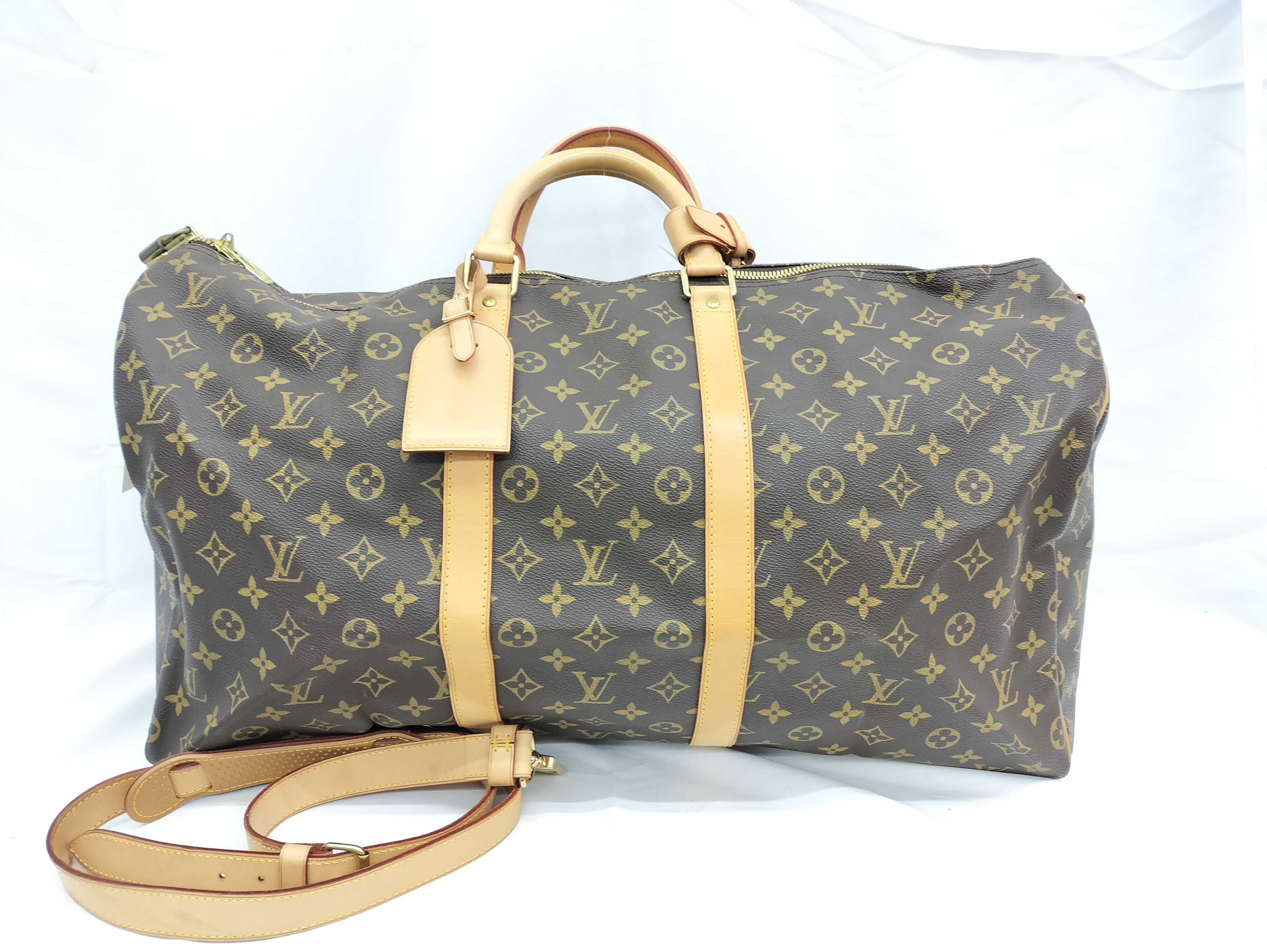 LOUIS VUITTON Monogram M41414 Kipol Bandolière 55 Boston Bag