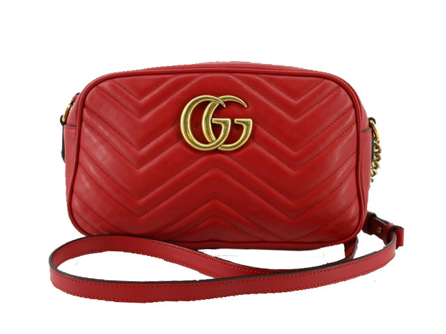 GUCCI GG Marmont Quilted Leather Shoulder Bag