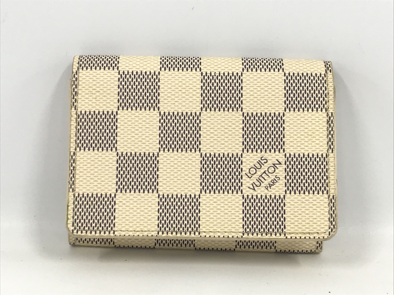 LOUIS VUITTON Damier Azur Card Case