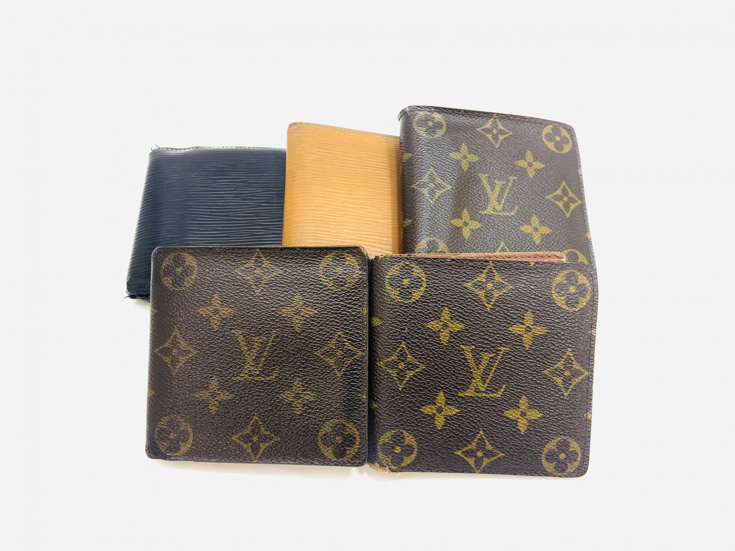 LOUIS VUITTON Bifold Wallet Porte, Set of 5